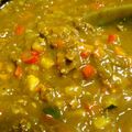 ハナレ's cooksnap of when they made 夏バテ防止！キーマカレー風 夏野菜カレー.