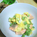 ゃぁゃ's cooksnap of when they made さやえんどうと鮭の卵チーズ炒め.
