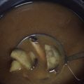 アピナス's cooksnap of when they made 茄子と椎茸の味噌汁.