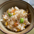 たまゴン♪'s cooksnap of when they made とうもろこしと鮭の炊き込みご飯♪.