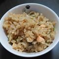 garnet126's cooksnap of when they made 簡単！鮭としめじの炊き込みバター醤油♡.