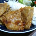 K96's cooksnap of when they made ポークステーキ（とんてき）.