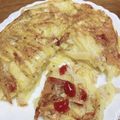 クックQ4J7GN☆'s cooksnap of when they made ベーコン・チーズinじゃがいものガレット.