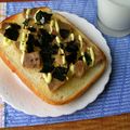 nekoland's cooksnap of when they made くせになる★角煮トースト.