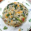 hidehono's cooksnap of when they made ほうれん草と香味ペーストだけ！ポパイ炒飯.