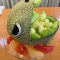 りかぼ's cooksnap of when they made メロンで恐竜？怪獣！ティラノザウルス！！.