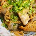 Seira's cooksnap of when they made 鶏レンコン.