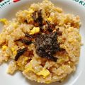 51エリア's cooksnap of when they made 我が家no明太子マヨ炒飯.