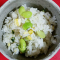 ☆よしにょ☆'s cooksnap of when they made 枝豆とじゃこの炊き込み御飯.