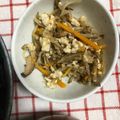 ねーこねこ's cooksnap of when they made 新ごぼうと白滝のしろたえさん.