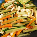 ペキのリリー's cooksnap of when they made 冬瓜の皮とちくわのきんぴら.