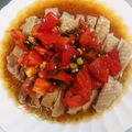 あたりめっこ's cooksnap of when they made レンジで簡単☆鶏の酒蒸し〜中華風ｿｰｽ〜.
