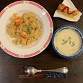 OZENstudio's cooksnap of when they made 簡単本格☆フライパンで喫茶店のえびピラフ.