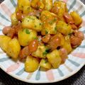 ☆あいちゃん's cooksnap of when they made 甘辛！豆腐入りジャーマンポテト！.