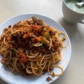 アルプスの少女まい's cooksnap of when they made ミートソース by accco食堂.