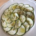 Yokchina's cooksnap of when they made ズッキーニのカルパッチョはナッツを添えて.