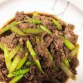 ♡まーちゃん♬'s cooksnap of when they made 簡単☆牛肉とアスパラのオイスター炒め.