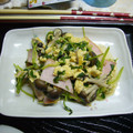 まーくんのおくさん's cooksnap of when they made 豆苗（とうみょう）のベーコン卵炒め☆.