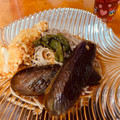 skateri's cooksnap of when they made 茄子とピーマンの冷やし煮浸しそば.