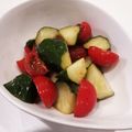 くらら♪☆'s cooksnap of when they made 超簡単！キュウリとプチトマトの胡麻和え.