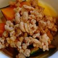 ♪とと♪'s cooksnap of when they made 超時短！かぼちゃとひき肉煮込み.