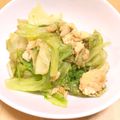ステルトミチル's cooksnap of when they made たまごとレタスの炒め物.