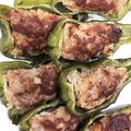 maiyuuu's cooksnap of when they made 卵・パン粉不要♪ピーマンの肉詰め.
