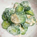 クックGB6431☆'s cooksnap of when they made きゅうりと鮭フレークのサラダ.