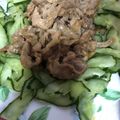 はなはながっぱ's cooksnap of when they made きゅうりを食べよ♡豚コマジンジャーソース.