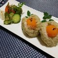 辰夫女子's cooksnap of when they made 冷凍卵の醤油漬け黄身入れおにぎり.