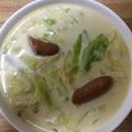 かおり♡♡♡'s cooksnap of when they made キャベツとウィンナー❀ミルクスープ！.