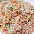 ᴍɪɴᴏ｡'s cooksnap of when they made 簡単！悪魔のおにぎり☆お好み焼き味.