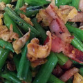 さりーめる's cooksnap of when they made 簡単いんげんとベーコンのバター醤油エッグ.