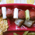 花時計咲いた's cooksnap of when they made ねぎま風串焼き弁当.