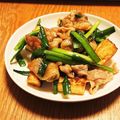 narimimama's cooksnap of when they made 激うま！ニラと豆腐と豚肉の中華風炒め.