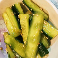 ライフガール's cooksnap of when they made 隠れ家のB級グルメ「中華風浅漬きゅうり」.