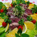辰夫女子's cooksnap of when they made 甘夏と鰹たたきの爽やかサラダ仕立て.