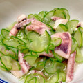 草果花's cooksnap of when they made いかときゅうりの酢の物.