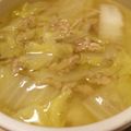 たもたん's cooksnap of when they made 白菜とひき肉のおいしいスープ.