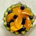 桃mama's cooksnap of when they made パーティーフルーツ！簡単メロンの飾り切り.