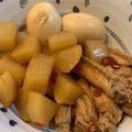 ★エト★'s cooksnap of when they made 手羽中と大根のサッパリ煮☆☆☆.