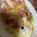 no1642's cooksnap of when they made レンジで超簡単キャベツベーコン卵のサラダ.