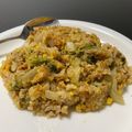 チーの's cooksnap of when they made たまごレタスチャーハン.