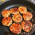 Chiccoちこ's cooksnap of when they made 鶏つくねの南高梅照り焼き.