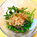 夕飯は６時です's cooksnap of when they made めんつゆで簡単♪　三つ葉のおひたし.