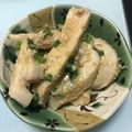 あきはるこ's cooksnap of when they made レンジで！超しっとり胸肉のゴマ味噌ソース.