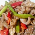 ２級ちゃん's cooksnap of when they made アスパラとお肉のオイスターソース炒め物.