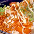ふたごママちゃん's cooksnap of when they made 禁断のランチ…⭐ベビースターでサラダ丼⭐.