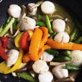 ♧もい♧'s cooksnap of when they made ホタテとパプリカアスパラのバター醤油炒め.