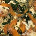 ちゃちゃちゃっ〜's cooksnap of when they made ほうれん草と人参の卵とじ.